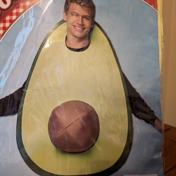 Rasta Imposta Hilarious One-Piece Avocado Costume! Adult One Size Fits Most NEW - Picture 2 of 4